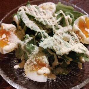 胡麻風味の簡単卵サラダ